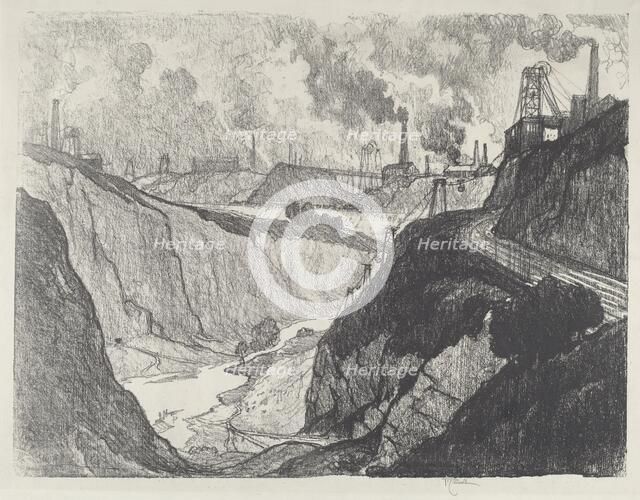The Iron Mine, 1916. Creator: Joseph Pennell.