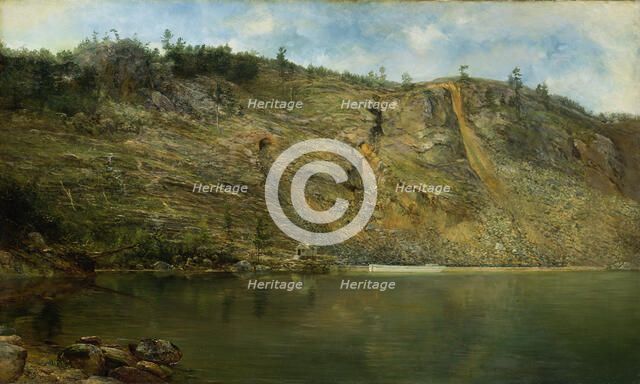 The Iron Mine, Port Henry, New York, ca. 1862. Creator: Homer Dodge Martin.