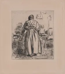 The Ironing Woman, 1843. Creator: Charles Emile Jacque