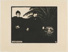 The Irreparable, plate ten from Intimacies, 1898. Creator: Félix Vallotton