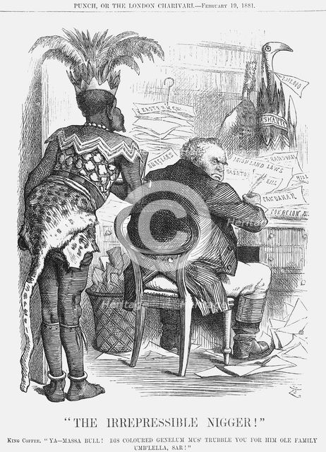 "The Irrepressible Nigger!", 1881. Creator: Joseph Swain.
