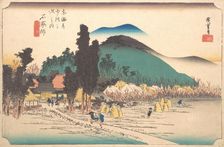 The Ishiyakushi Temple at Ishiyakushi, 1834., 1834. Creator: Ando Hiroshige