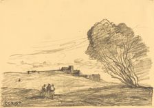 The Isolated Fort (Le Fort detache), 1874. Creator: Jean-Baptiste-Camille Corot