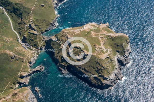 The Island, Tintagel, Cornwall, 2018. Creator: Damian Grady.