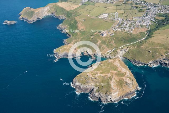 The Island, Tintagel, Cornwall, 2018. Creator: Damian Grady.