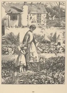 The Island Bee (from Wayside Posies: Original Poems of the Country Life), 1867. Creator: Dalziel Brothers