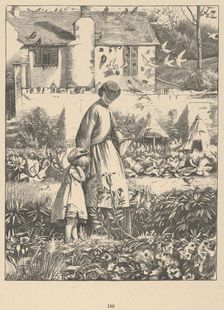 The Island Bee (from Wayside Posies: Original Poems of the Country Life), 1867. Creator: Dalziel Brothers