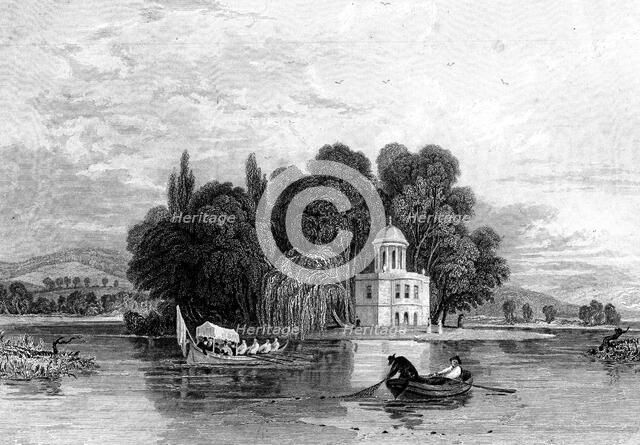 The Island, Henley-on-Thames, Oxfordshire, 1830. Artist: Unknown