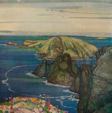 The Island of Brecqhou, Off Sark c1921. Artist: Edward Reginald Frampton
