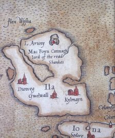 The island of Islay, 1564. Creator: Gerardus Mercator