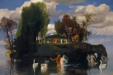 The island of life, 1888. Creator: Arnold Bocklin