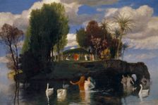 The island of life, 1888. Creator: Arnold Bocklin