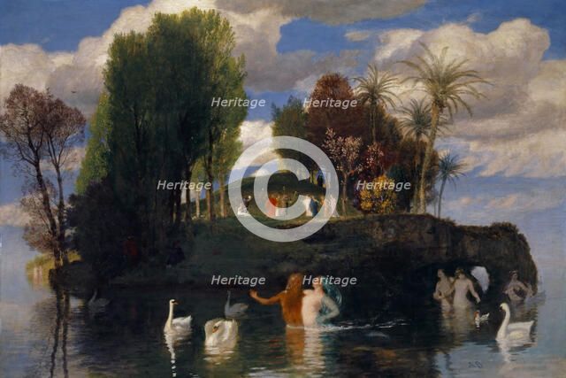 The island of life , 1888. Creator: Böcklin, Arnold (1827-1901).