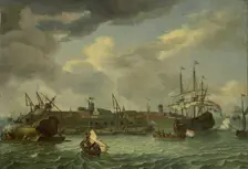 The Island of Onrust near Batavia (Jakarta), 1699. Creator: Unknown