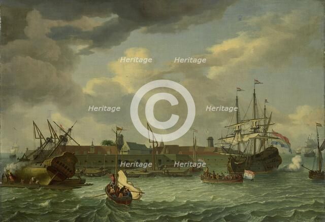 The Island of Onrust near Batavia (Jakarta), 1699. Creator: Unknown.