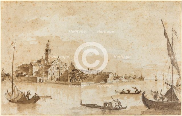 The Island of San Clemente. Creators: Francesco Guardi, Giacomo Guardi.