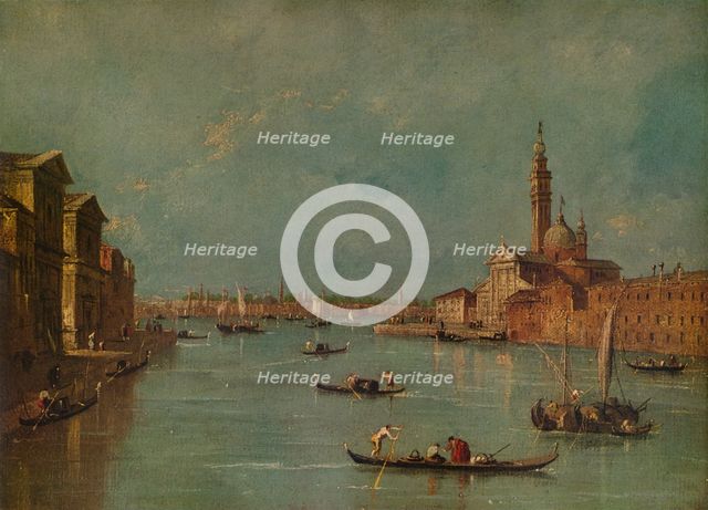 'The Island of San Giorgio, Venice', c1770, (1938). Artist: Francesco Guardi.