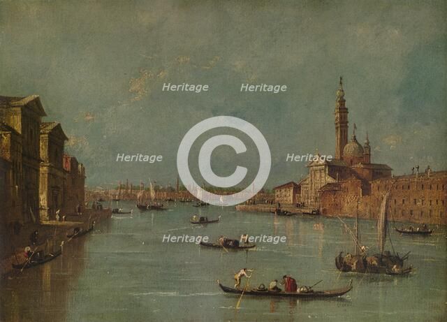 'The Island of San Giorgio, Venice', c1770, (1938). Artist: Francesco Guardi.