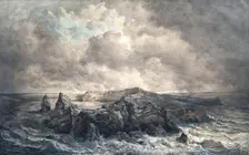 The island of St. Paul in the Indian Ocean, undated. (c1850s) Creator: Joseph Selleny