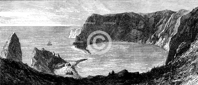 The Island of St. Paul: the Crater, 1871. Creator: Unknown.
