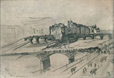 The Isle De La Cite, Paris 1859, (1904). Artist: James Abbott McNeill Whistler