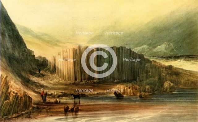 'The Isle of Staffa', early-mid 19th century, (1946).  Creator: Anthony Vandyke Copley Fielding.
