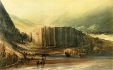 The Isle of Staffa early-mid 19th century, (1946). Creator: Anthony Vandyke Copley Fielding