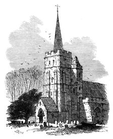 The Isle of Thanet: Minster Church, 1873. Creator: Unknown