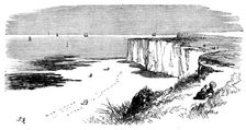 The Isle of Thanet: cliffs near Margate, 1873. Creator: Unknown
