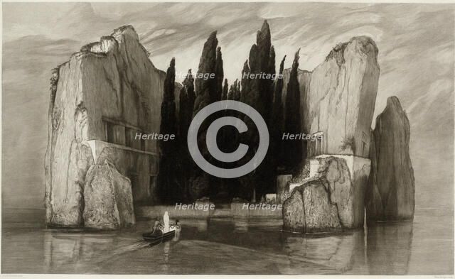 The Isle of the Dead, 1890. Creator: Max Klinger.