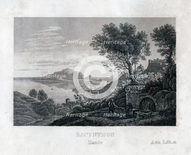 The Isle of Zakynthos, Greece, c1833. Creator: Unknown.