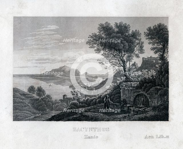 The Isle of Zakynthos, Greece, c1833. Creator: Unknown.