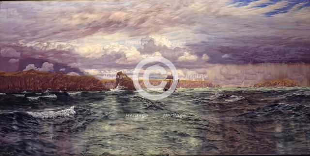 The Isles of Skomer and Skokholm, just outside Milford Haven, 1891. Creator: John Brett.