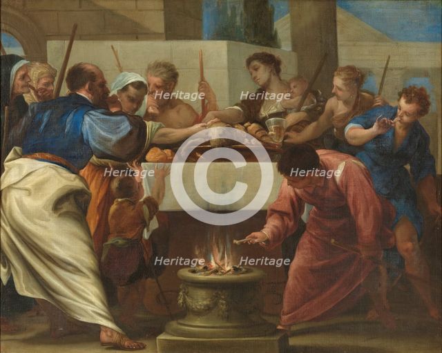 The Israelites Celebrating Passover, 1668.  Creator: Juan Antonio de Frias y Escalante.