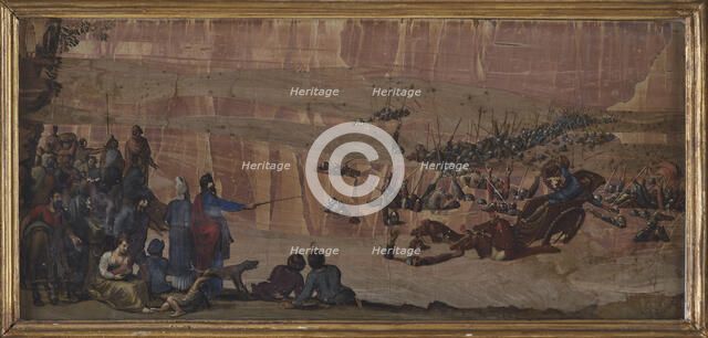 The Israelites crossing of the Red Sea, c. 1620-1630. Creator: Tempesta, Antonio (1555-1630).