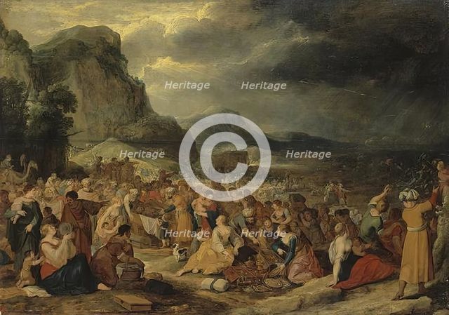 The Israelites after Crossing the Red Sea, 1626. Creator: Hans Jordaens III.