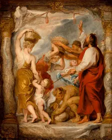 The Israelites Gathering Manna in the Desert, between c1626 and c1627. Creator: Peter Paul Rubens