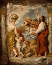 The Israelites Gathering Manna in the Desert, between c1626 and c1627. Creator: Peter Paul Rubens