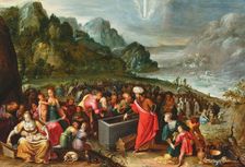 The Israelites honour the bones of Joseph, First third of 17th century. Creator: Malo, Vincent (1602/1606-1644)