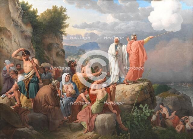 The Israelites Resting after the Crossing of the Red Sea, 1815. Creator: CW Eckersberg.