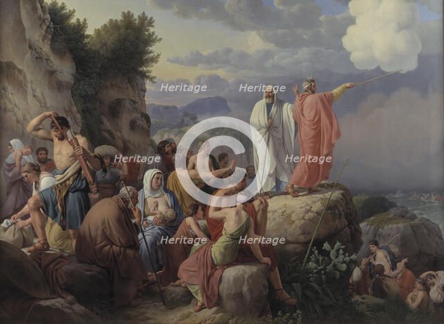 The Israelites Resting after the Crossing of the Red Sea, 1816. Creator: Eckersberg, Christoffer-Wilhelm (1783-1853).