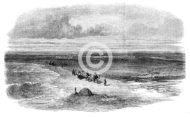 The Isthmus of Suez Maritime Canal: the Pelusian Plain, 1869. Creator: Unknown.