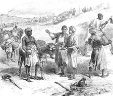 The Isthmus of Suez Maritime Canal: labourers removing earth, 1869. Creator: Unknown