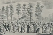 The Jubilee Ball at Ranelagh Gardens, April 26th, 1749 (1920). Artist: Nathaniel Parr