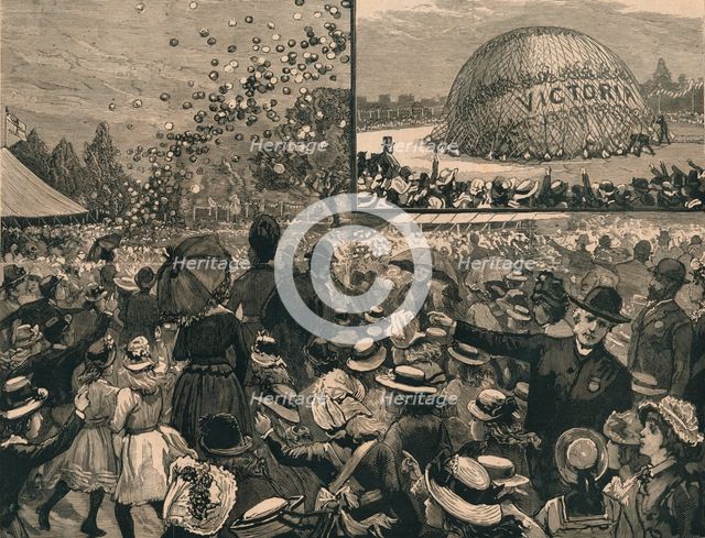 'The Jubilee Fête to Children of London Schools in Hyde Park', 1887. Creator: Unknown.