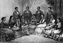 The Jubilee Singers for the Fisk University College, 1873. Creator: Unknown