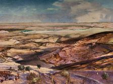 The Judean Desert and the Dead Sea from the Highest Point of the Mount of Olives 1902. Creator: John Fulleylove