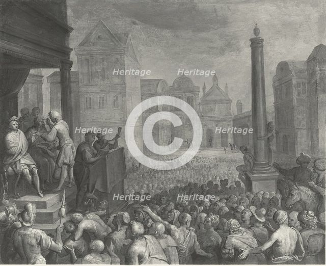 The Judgement of Zaleucus, 1605/10. Creator: Otto Van Veen.