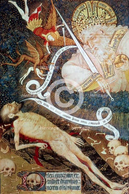 The Judgement of Death', early 15th century. Artist: Master of the Rohan Hours
