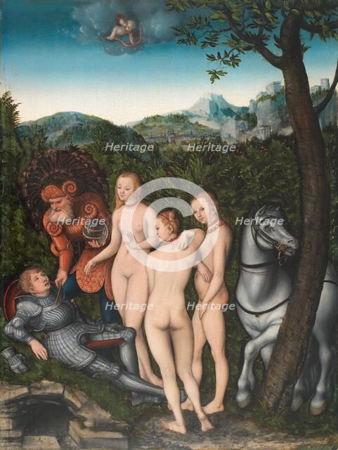The Judgement of Paris, 1527. Creator: Lucas Cranach the Elder.